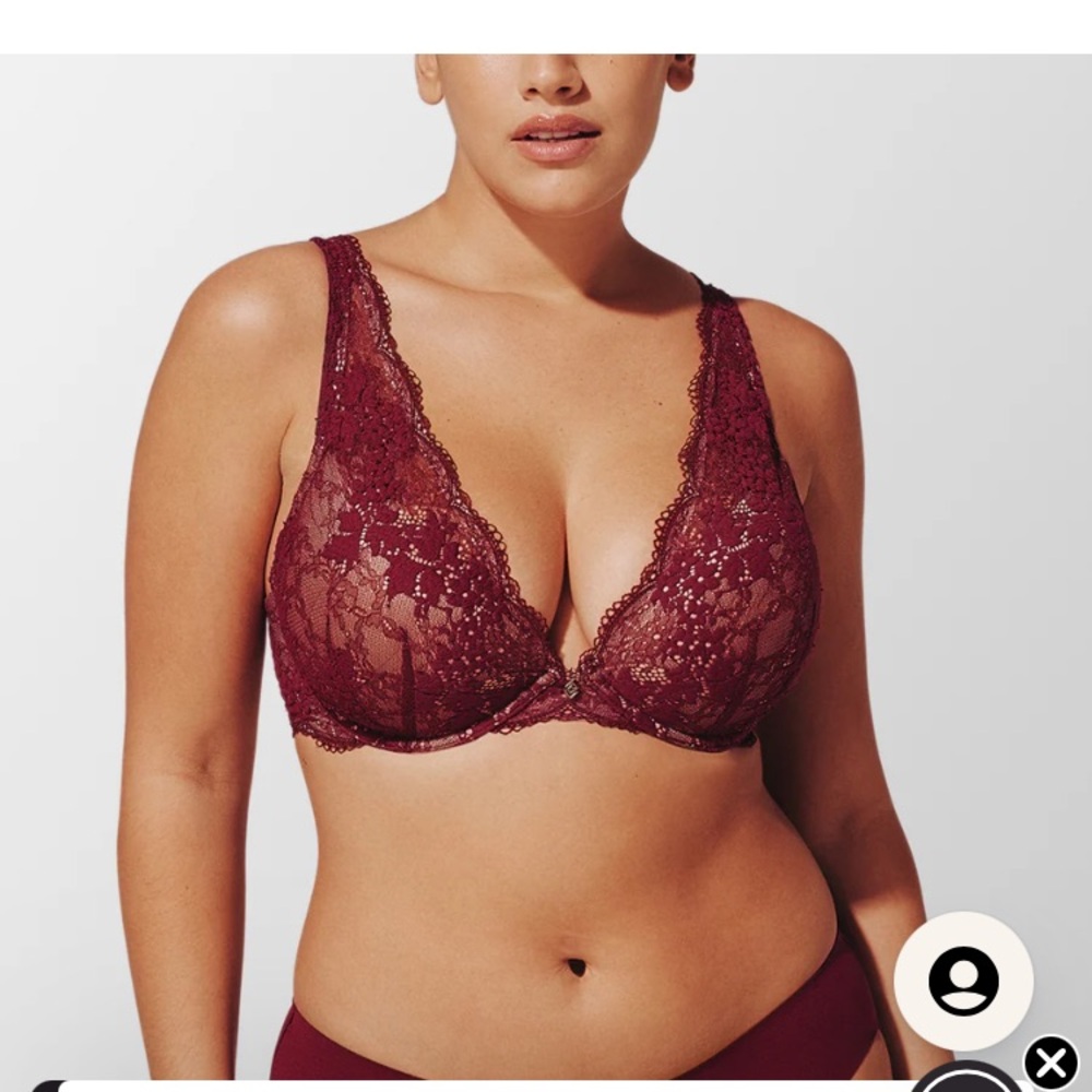 VGUC Thirdlove plunge bra- twilight (discontinued color) - Picture 2 of 14